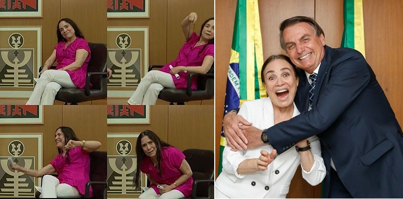 Narrador da TV Brasil manda abraço para Bolsonaro e é criticado