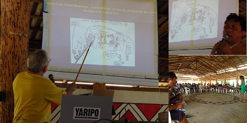 A escola Yanomami: leva e traz histórias