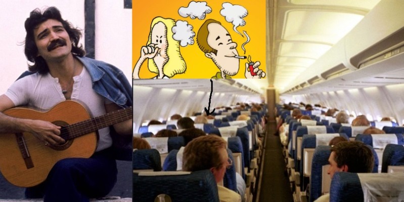 Ela e ele: foi por medo de avião