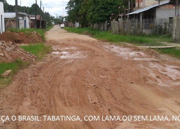 Aqui começa o Brasil: com ou sem lama, nós te ama 